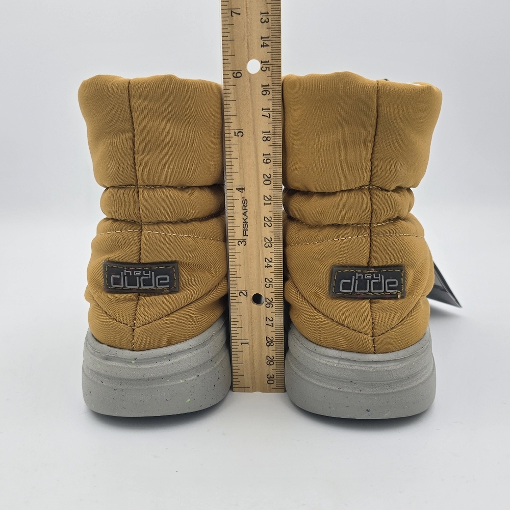 NWT Hey Dude Margot Eco Youth Boots, Mustard, Size 3 (Little Girl) - Picture 10 of 16